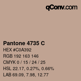 カラーコード: Pantone 4735 C | qconv.com