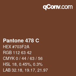 カラーコード: Pantone 478 C | qconv.com