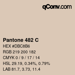 カラーコード: Pantone 482 C | qconv.com