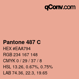 Code couleur: Pantone 487 C | qconv.com