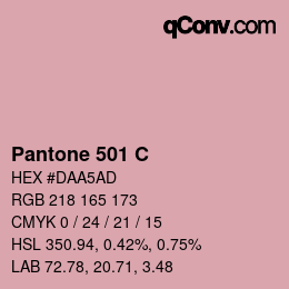 Code couleur: Pantone 501 C | qconv.com