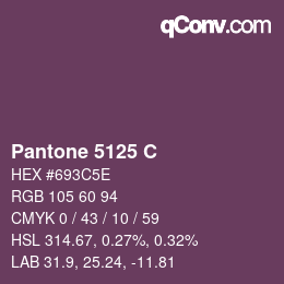 Code couleur: Pantone 5125 C | qconv.com