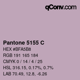 カラーコード: Pantone 5155 C | qconv.com