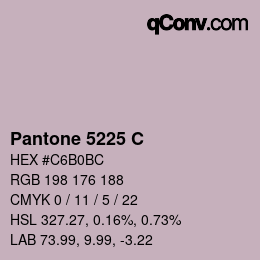 カラーコード: Pantone 5225 C | qconv.com