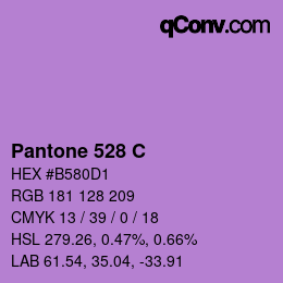 Code couleur: Pantone 528 C | qconv.com