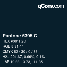 Farbcode: Pantone 5395 C | qconv.com