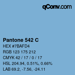 Code couleur: Pantone 542 C | qconv.com