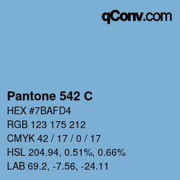 颜色代码: Pantone 542 C | qconv.com
