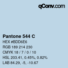 Code couleur: Pantone 544 C | qconv.com