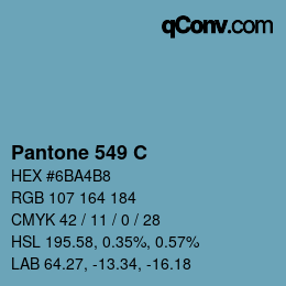 カラーコード: Pantone 549 C | qconv.com