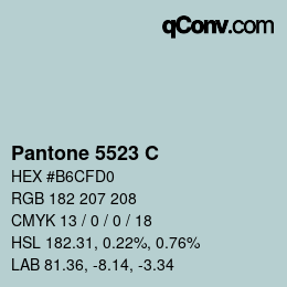 Code couleur: Pantone 5523 C | qconv.com