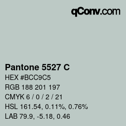 Farbcode: Pantone 5527 C | qconv.com