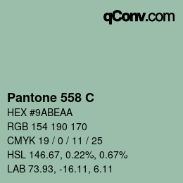 カラーコード: Pantone 558 C | qconv.com