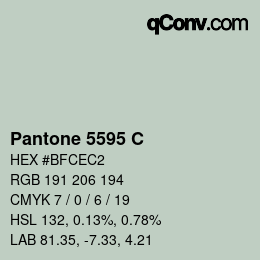 Code couleur: Pantone 5595 C | qconv.com