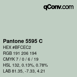 颜色代码: Pantone 5595 C | qconv.com