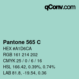 Code couleur: Pantone 565 C | qconv.com