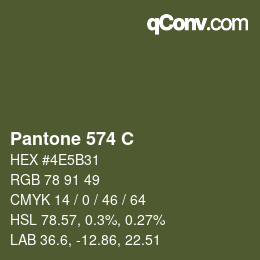 カラーコード: Pantone 574 C | qconv.com