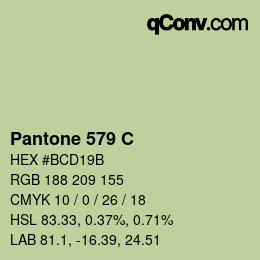 カラーコード: Pantone 579 C | qconv.com