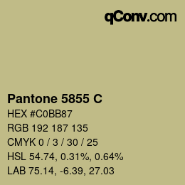 Code couleur: Pantone 5855 C | qconv.com