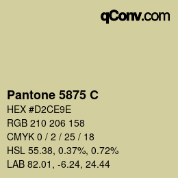 颜色代码: Pantone 5875 C | qconv.com