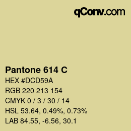 カラーコード: Pantone 614 C | qconv.com