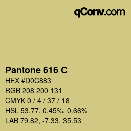Farbcode: Pantone 616 C | qconv.com