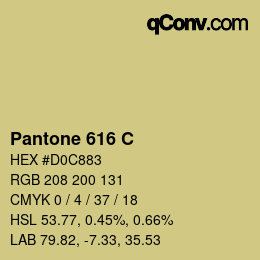 Farbcode: Pantone 616 C | qconv.com