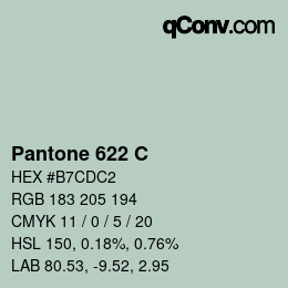 Code couleur: Pantone 622 C | qconv.com