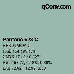颜色代码: Pantone 623 C | qconv.com