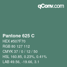 Code couleur: Pantone 625 C | qconv.com