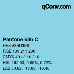 Code couleur: Pantone 636 C | qconv.com