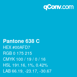 颜色代码: Pantone 638 C | qconv.com