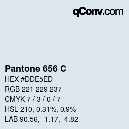 Code couleur: Pantone 656 C | qconv.com