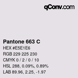 カラーコード: Pantone 663 C | qconv.com