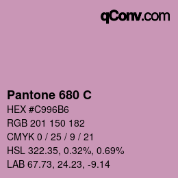 カラーコード: Pantone 680 C | qconv.com