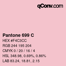 Code couleur: Pantone 699 C | qconv.com