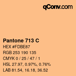カラーコード: Pantone 713 C | qconv.com