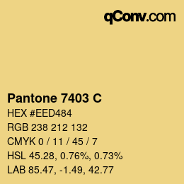 颜色代码: Pantone 7403 C | qconv.com
