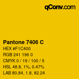 颜色代码: Pantone 7406 C | qconv.com