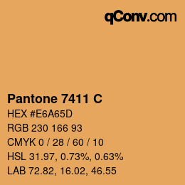 Code couleur: Pantone 7411 C | qconv.com