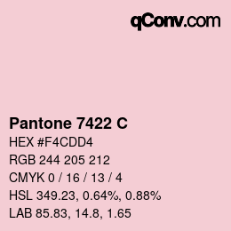 カラーコード: Pantone 7422 C | qconv.com