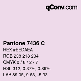 カラーコード: Pantone 7436 C | qconv.com