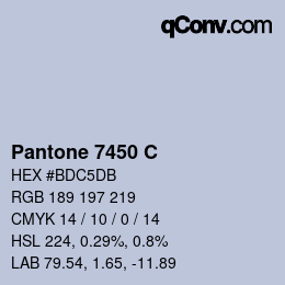 Farbcode: Pantone 7450 C | qconv.com