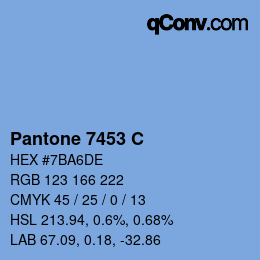 Farbcode: Pantone 7453 C | qconv.com