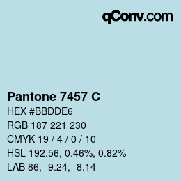 カラーコード: Pantone 7457 C | qconv.com