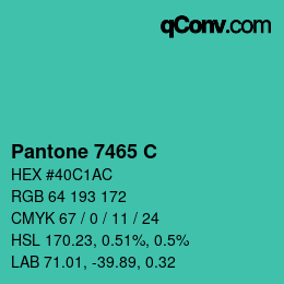 Código de color: Pantone 7465 C | qconv.com