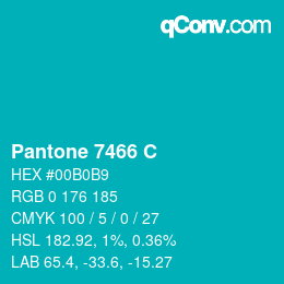 カラーコード: Pantone 7466 C | qconv.com