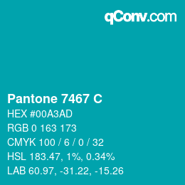 カラーコード: Pantone 7467 C | qconv.com