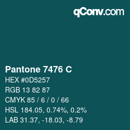 颜色代码: Pantone 7476 C | qconv.com
