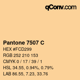 Code couleur: Pantone 7507 C | qconv.com